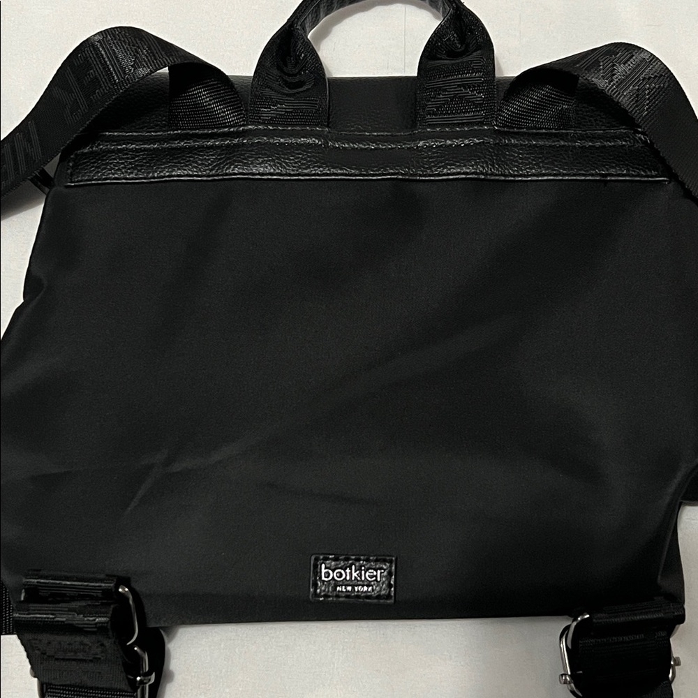 Botkier Black Vinyl Trigger Backpack - image 3
